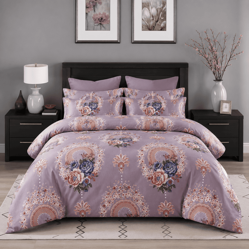 Lavender Charm Comforter Set – Lightweight , King Size (90x100 inches)