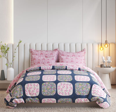 Super Soft Flamingo Design Ac Comforter Set ( 90x100 Inch )