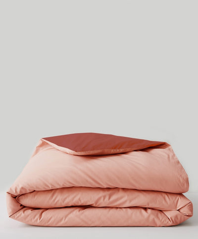 Premium Plain Pastel Comforter – Lightweight, Ultra Soft & Reversible ( Peach/Terracotta )
