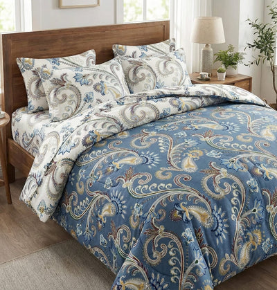 Majestic Reversible AC Comforter Set 4 Pc – King 90x100 | Decorbajar