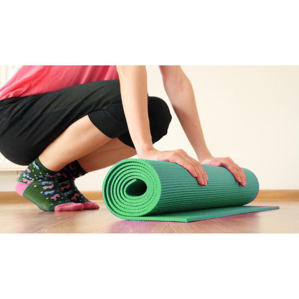Anti-Skid Yoga Mat for Gym Workout 6mm Mat for Men & Women ( 60cm*172cm,Green)
