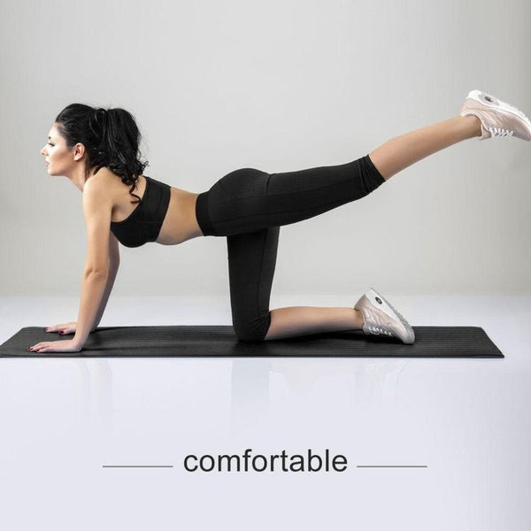 Anti-Skid Yoga Mat for Gym Workout 6mm Mat for Men & Women ( 60cm*172cm,Grey)