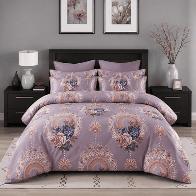 Lavender Charm Comforter Set – Lightweight , King Size (90x100 inches)