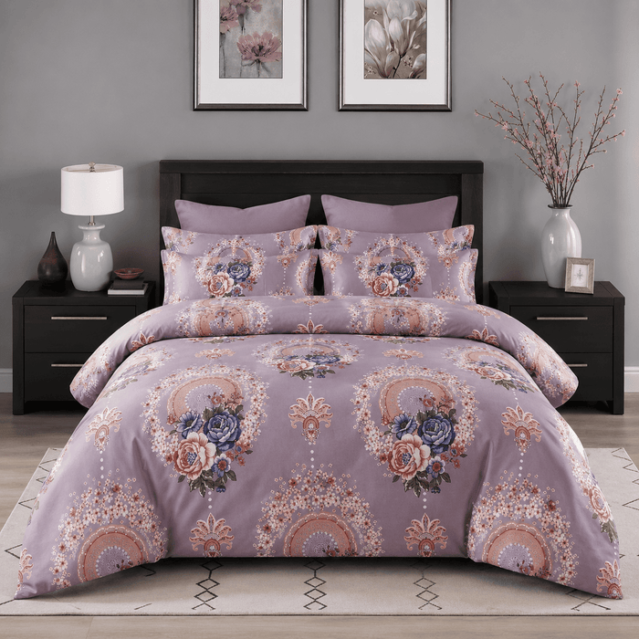 Lavender Charm Comforter Set – Lightweight , King Size (90x100 inches)