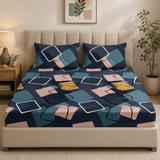 Super Soft New Box Design Double Bedsheet ( 90*100inch, King )