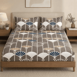 Super Soft  Deco Luxe Design Summer  Bedsheet ( 90*100inch, King )