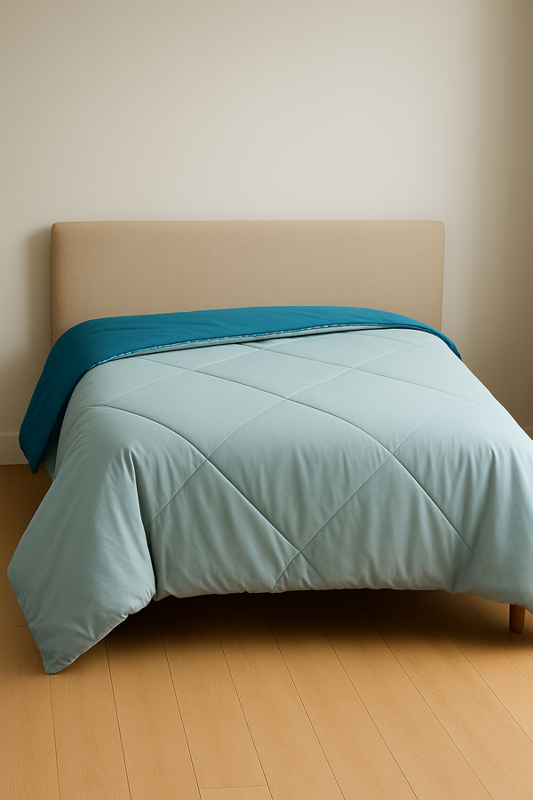 Premium Plain Pastel Comforter – Lightweight, Ultra Soft & Reversible ( Denim/Sky )