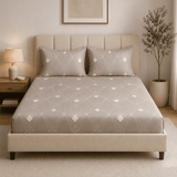 Urban Luxe  Design Double Bedsheet ( 90*100inch, King )