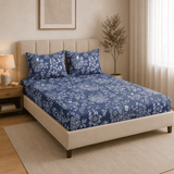 Super Soft Royal Design Double Bedsheet ( 90*100inch, King )