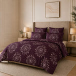 Iris Design AC Comforter Set 4 Pc – King Size 90x100 | Decorbajar