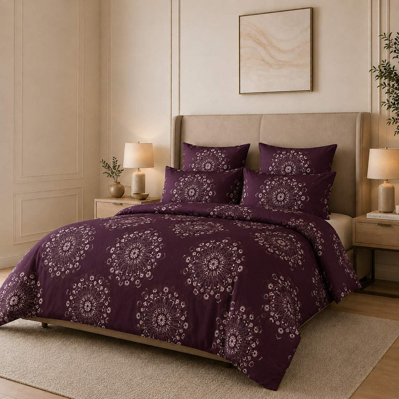 Iris Design AC Comforter Set 4 Pc – King Size 90x100 | Decorbajar