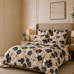 Floating Petals 7D Comforter set ( 90x100 inch)