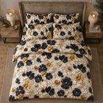 Floating Petals 7D Comforter set ( 90x100 inch)