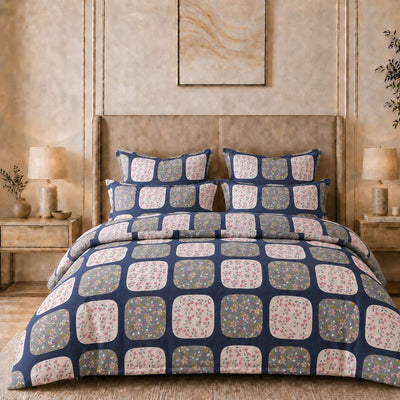 Super Soft Flamingo Design Ac Comforter Set ( 90x100 Inch )