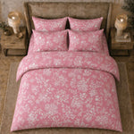 Pink Rosewood Garden Comforter set ( 90x100 inch)