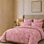 Pink Rosewood Garden Comforter set ( 90x100 inch)