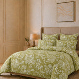 Green Forest Design Comforter set ( 90x100 inch)