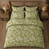 Green Forest Design Comforter set ( 90x100 inch)