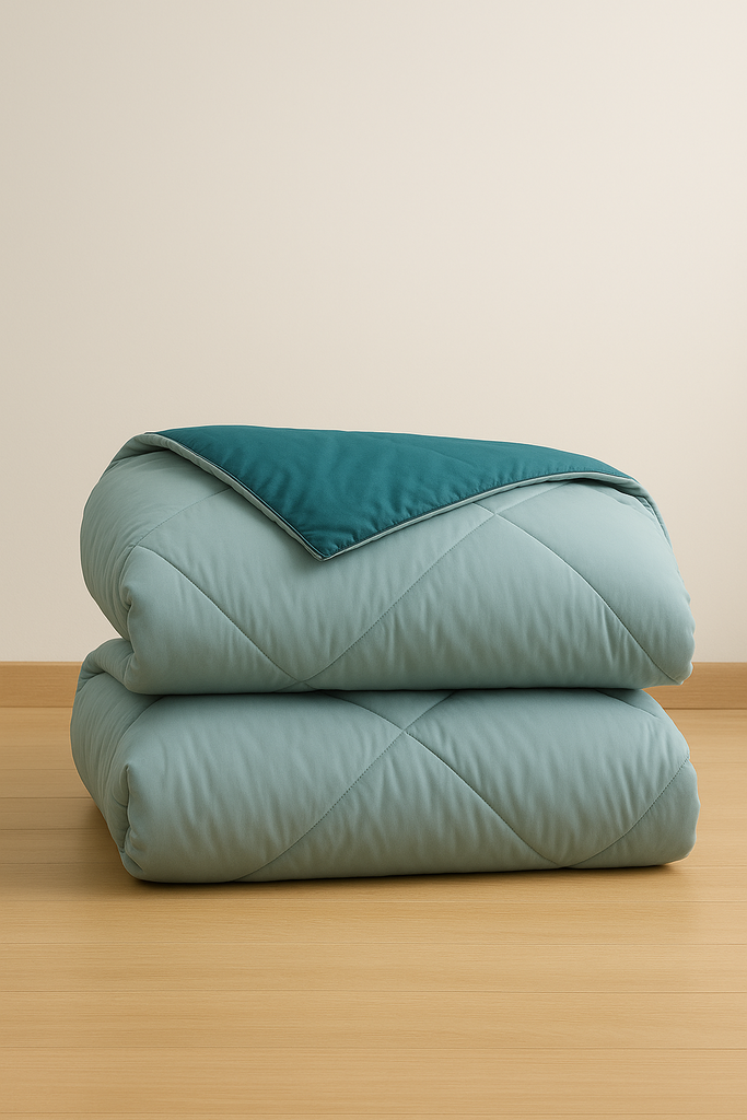 Premium Plain Pastel Comforter – Lightweight, Ultra Soft & Reversible ( Denim/Sky )