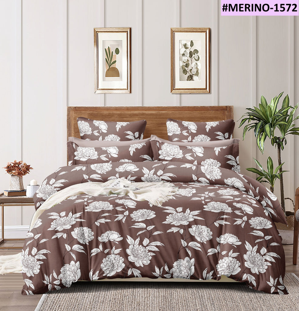 Super Soft Chocolate  Design Ac Comforter Set (4 pc Set)