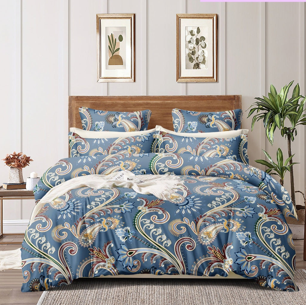 Super Soft Majestic Design Ac Comforter Set (4 pc Set)