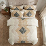 Soft Ac Comforter Set Diamond Design ( 90x100 Inch )