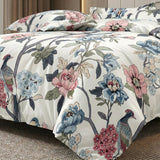 Soft Ac Comforter Set Bird Design ( 90x100 Inch )