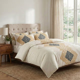 Soft Ac Comforter Set Diamond Design ( 90x100 Inch )