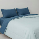Premium Plain Pastel Comforter – Lightweight, Ultra Soft & Reversible ( Denim/Sky )
