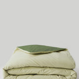 Premium Plain Pastel Comforter – Lightweight, Ultra Soft & Reversible ( Pastel Green + Olive )