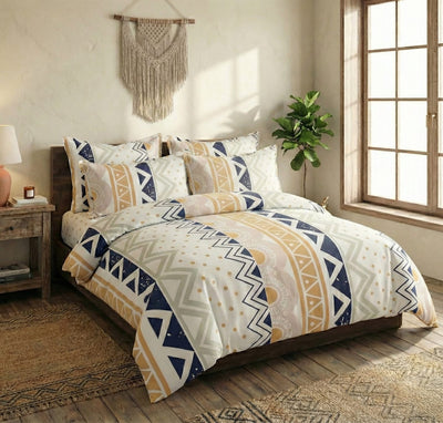 Soft Ac Comforter Set Tribal Elegance ( 90x100 Inch)