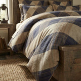 Super Soft Ac Comforter Set Plaid Charm Design ( 90x100 Inch )