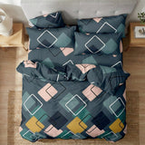 Super Soft Ac Comforter Set New Box Design  (90x100 Inch)