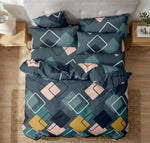 New Box AC Comforter Set – Lightweight 4 Pc King Size 90x100