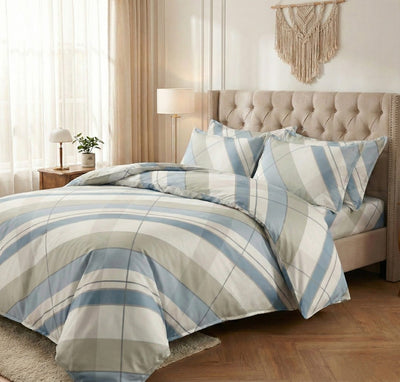 Soft Ac Comforter Set New Line Design ( 90x100 Inch )