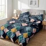 Super Soft Ac Comforter Set New Box Design  (90x100 Inch)