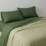 Premium Plain Pastel Comforter – Lightweight, Ultra Soft & Reversible ( Pastel Green + Olive )