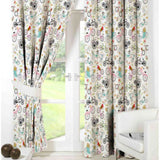 Beautiful Long Crush Solid Cycle Print Curtain Combo ( 4 x 7 , pack of 2)