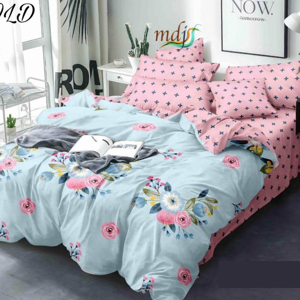 Floral Design Super Soft Comforter ( 4 pc Set )