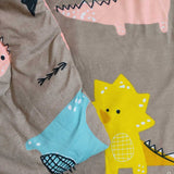 Super Soft Ac Comforter Set Kids Dinosaur Design ( 4 pc Set )