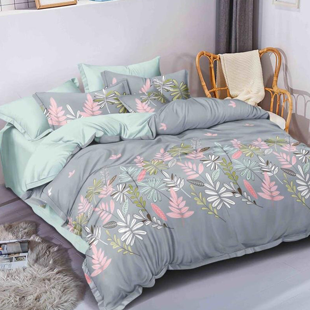 Leaf Design Super Soft Comforter ( 4 pc Set )
