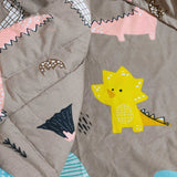Super Soft Ac Comforter Set Kids Dinosaur Design ( 4 pc Set )