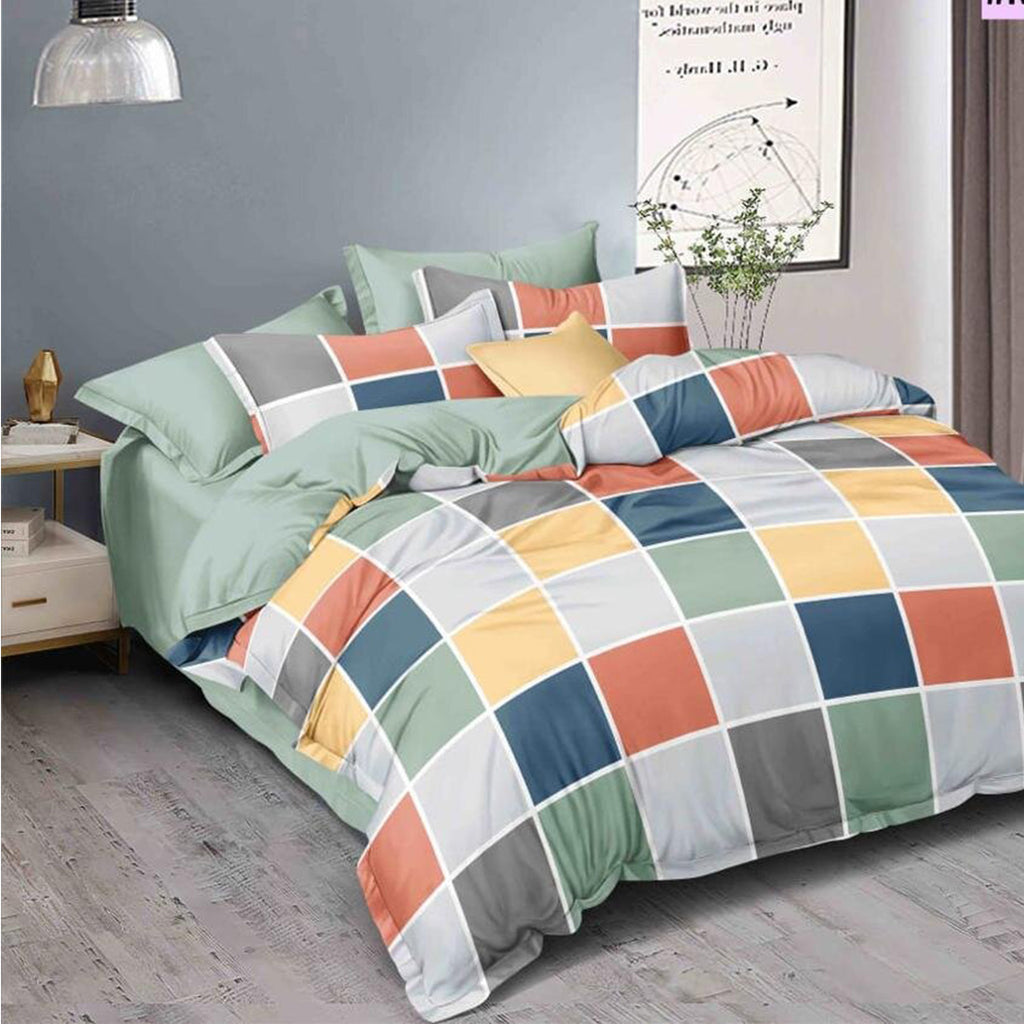 Super Soft Ac Comforter Set Box Design( 4 pc Set )