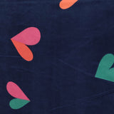 Super Soft Heart Design Double Bedsheet ( 90*100inch, King )