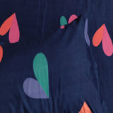 Super Soft Heart Design Double Bedsheet ( 90*100inch, King )
