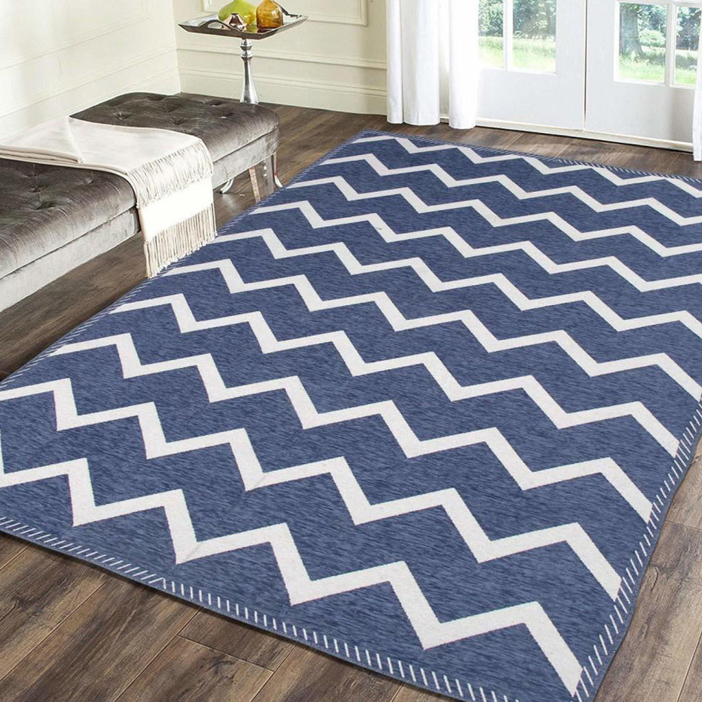 Wave Design Exclusive Velvet Carpets ( grey, 5*7 Feet )