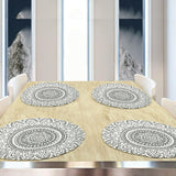 Decorbajar Decorative Place Mat / Kitchen Mat ( Set of 4 , 15 inch )