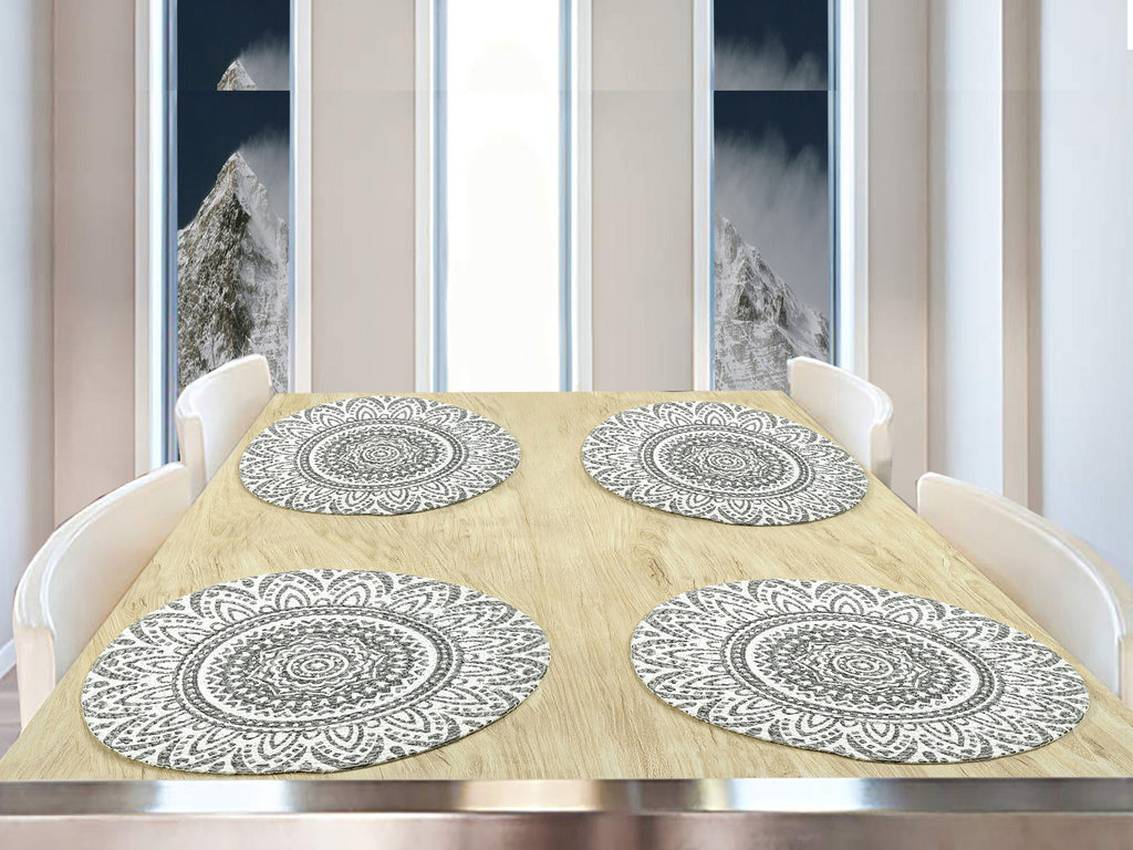 Decorbajar Decorative Place Mat / Kitchen Mat ( Set of 4 , 15 inch )