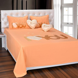 Love Design Double Bedsheet ( 90*100inch, Queen)
