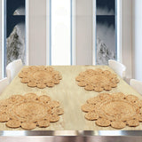 Decorbajar Decorative Place Mat / Kitchen Mat ( Set of 4 , 15 inch )